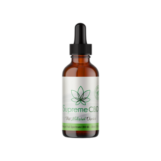 Supreme CBD 3000mg Full Spectrum CBD Tincture Oil - 30ml