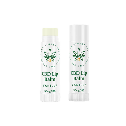 The Finest Balm 50mg CBD Vanilla Lip Balm Stick - 5ml