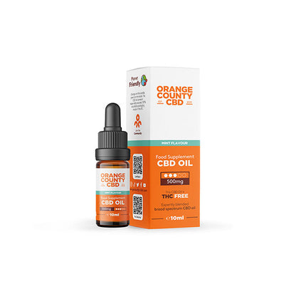 Orange County CBD 500mg Broad Spectrum CBD Oil - 10ml