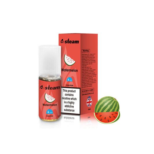 A-Steam Fruit Flavours 3MG 10ML (50VG/50PG)