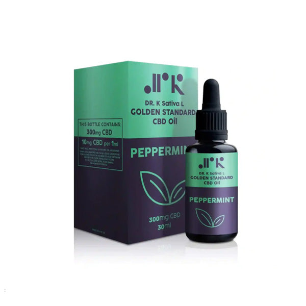 Dr K CBD Peppermint Golden Standard 500mg CBD Oil - 30ml