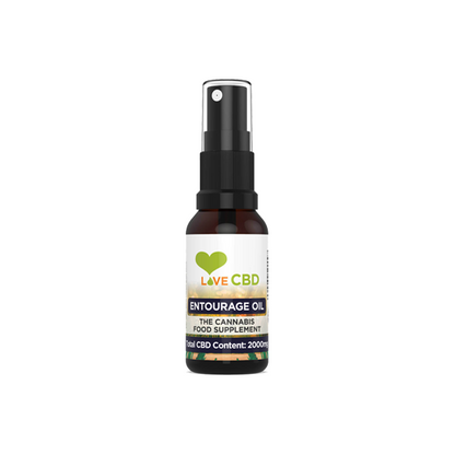 Love CBD 2000mg Entourage CBD Oil Spray - 20ml