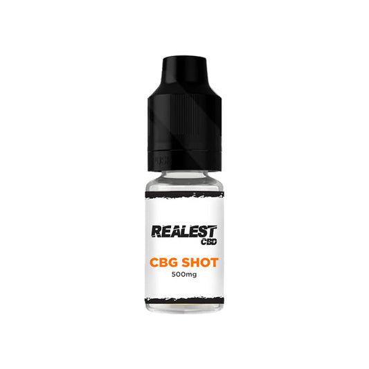 Realest CBD 500mg CBG E-Liquid Booster Shot 10ml (BUY 1 GET 1 FREE)