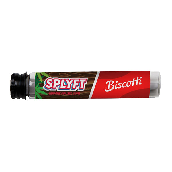 SPLYFT Cannabis Terpene Infused Hemp Blunt Cones – Biscotti (BUY 1 GET 1 FREE)